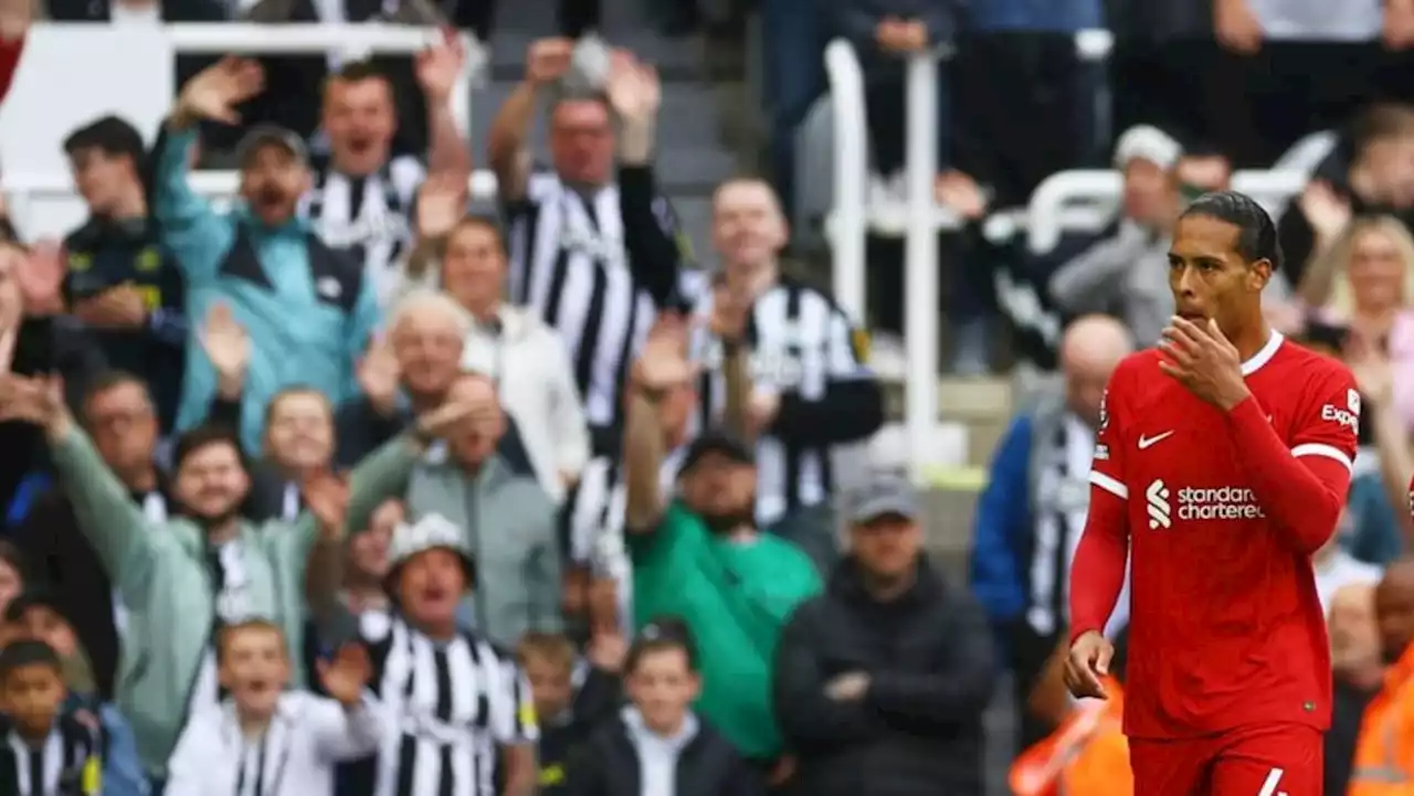 Liverpool's Van Dijk charged by FA after Newcastle red card