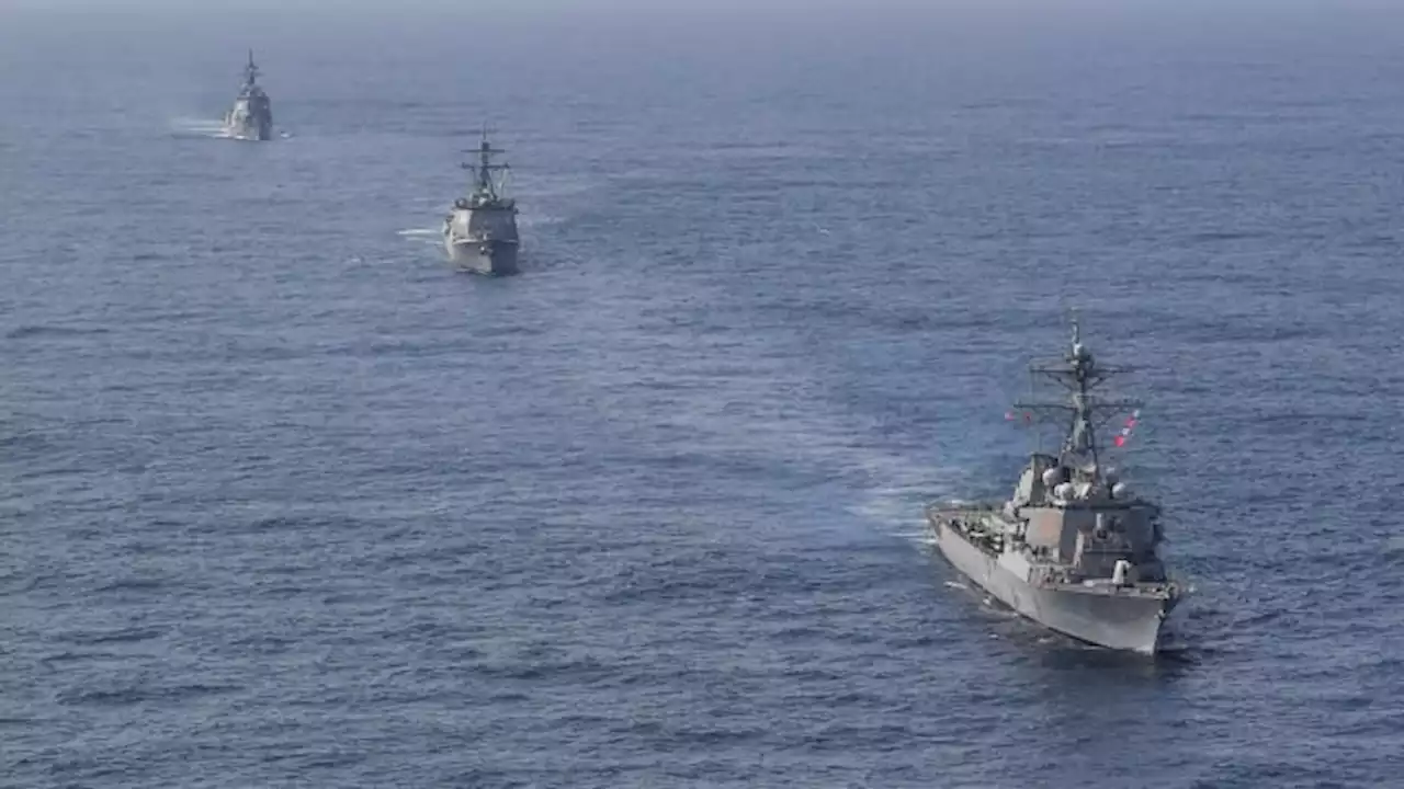 U.S. holds drills with allies off Korean Peninsula, Pyongyang vows to bolster navy