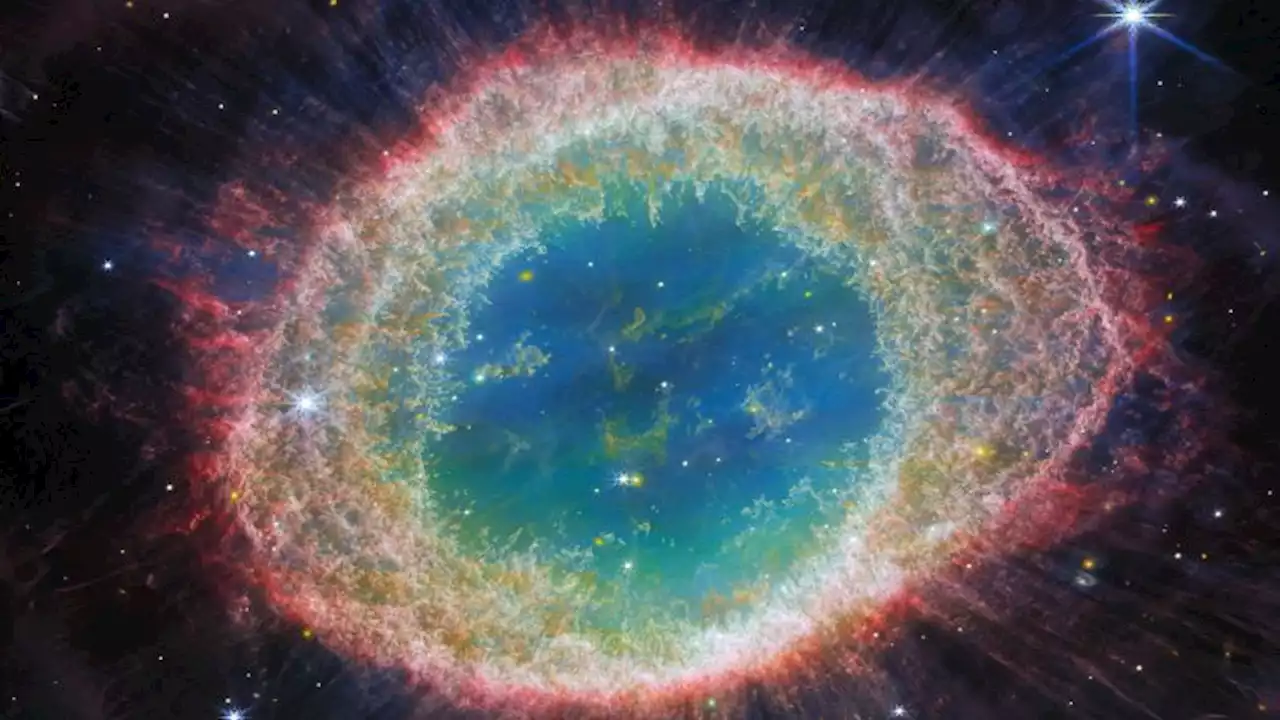 Colorful Ring Nebula shines in new Webb images