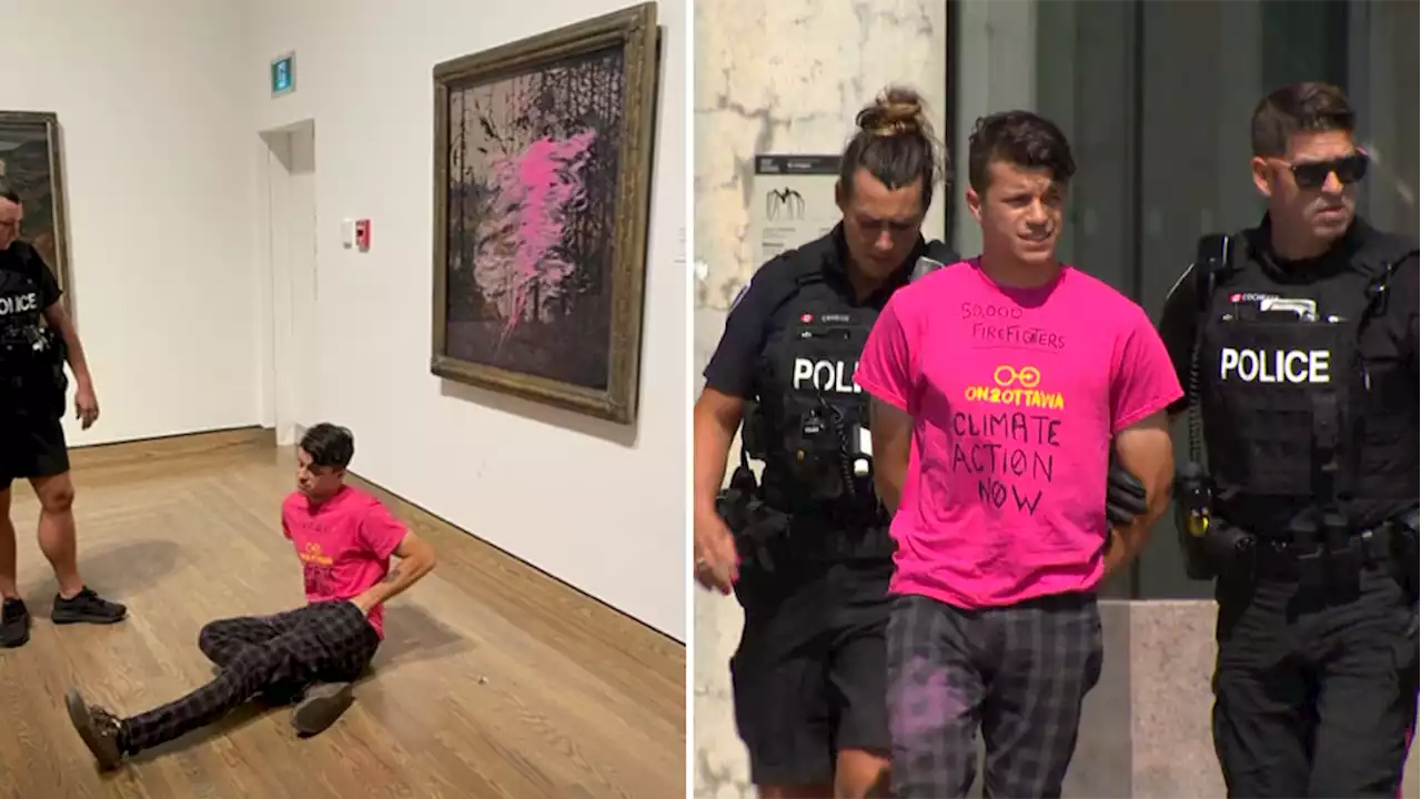 Climate activist smears paint over Tom Thomson piece at National Gallery of Canada