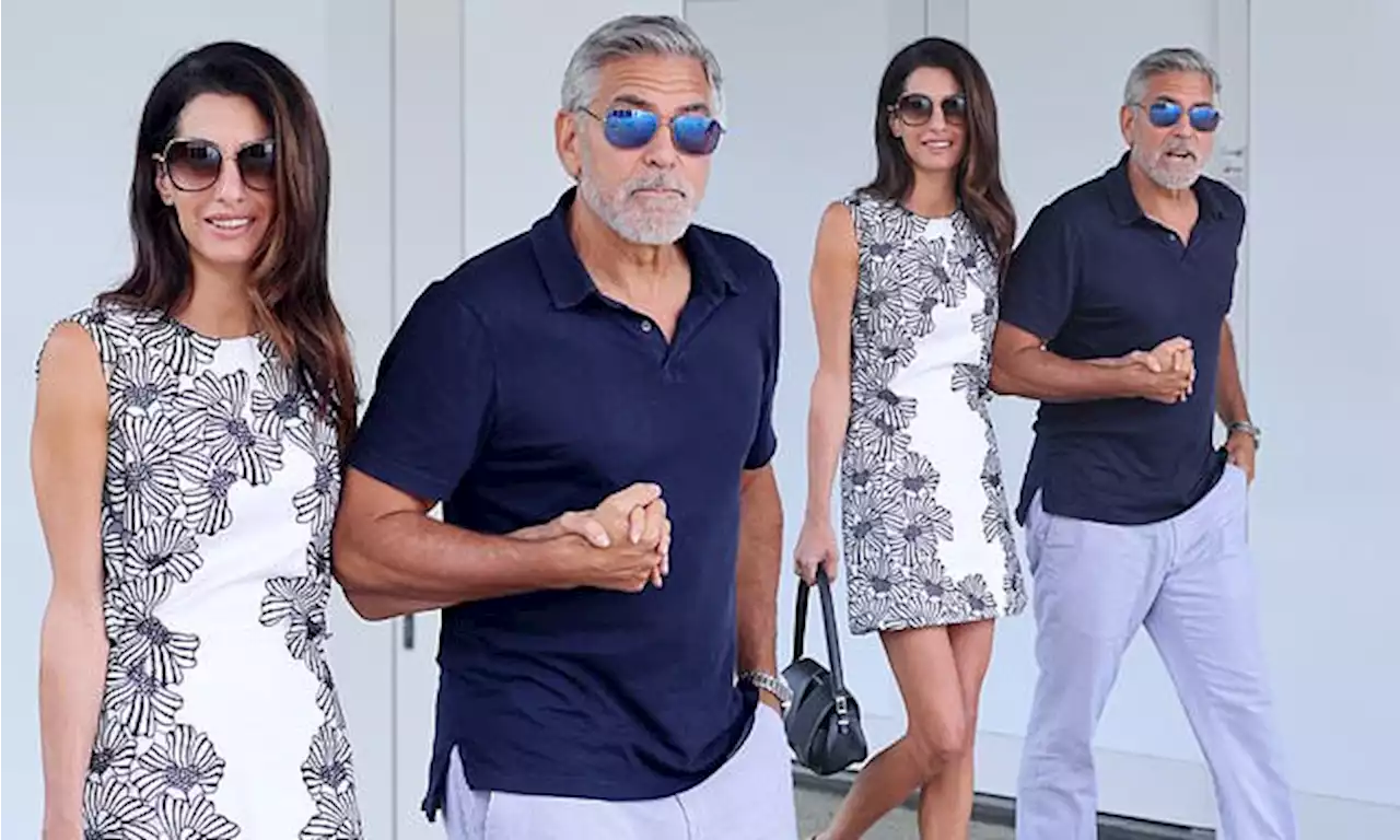 George Clooney joins wife Amal in Venice ahead of Film Festival