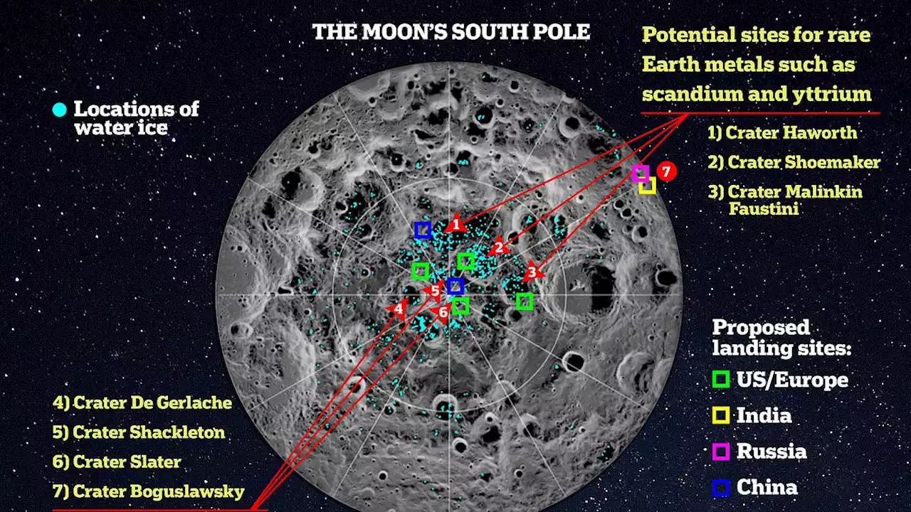 Moon mining race: How nations are battling to mine precious metals