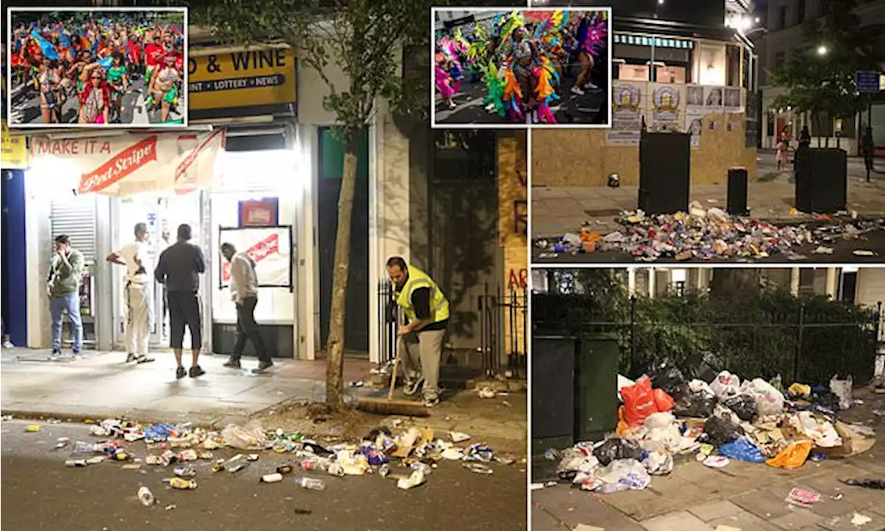 The great Notting Hill clean-up begins!