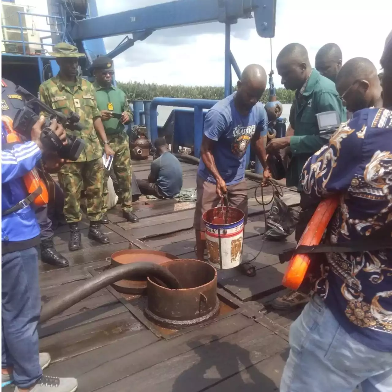 Oil theft: JTF arrests vessel, 10 crew members in Rivers