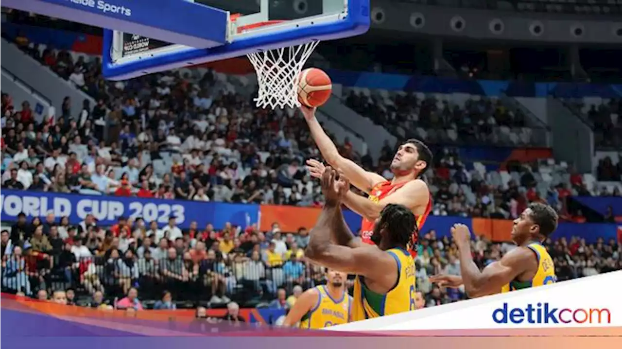 Kalahkan Brasil, Spanyol Juara Grup G FIBA World Cup 2023