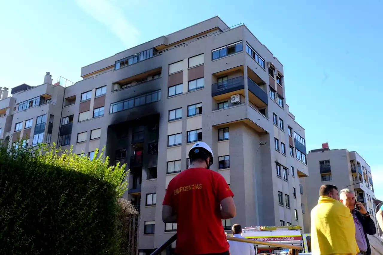 Una explosión de gas en Valladolid deja al menos un herido grave y 12 leves