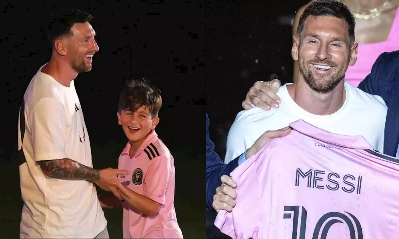 Thiago Messi, el hijo mayor del astro argentino, entró a la academia de Inter Miami