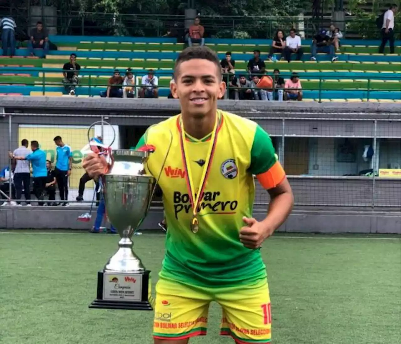 Wilson Tilves, el líder y crack de la selección Bolívar de fútbol sub-21