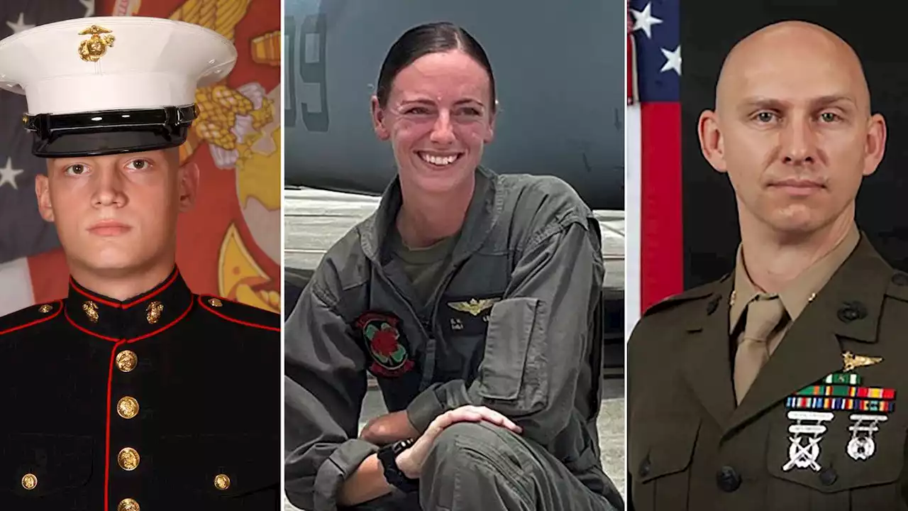 US Marines killed in Australian aircraft crash were from Illinois, Virginia and Colorado