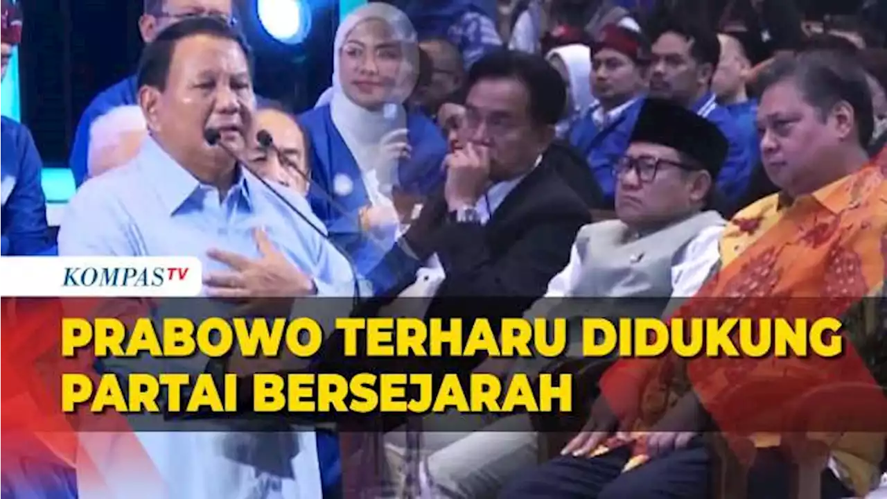 Prabowo Terharu Didukung Partai Bersejarah Maju Jadi Capres di Pilpres 2024