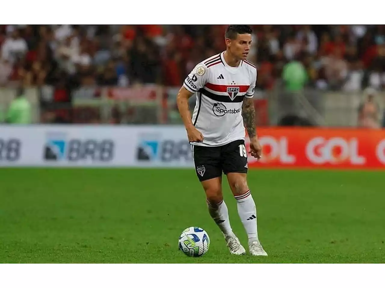 James Rodríguez completa um mês de São Paulo sem vitórias, mas com boas atuações