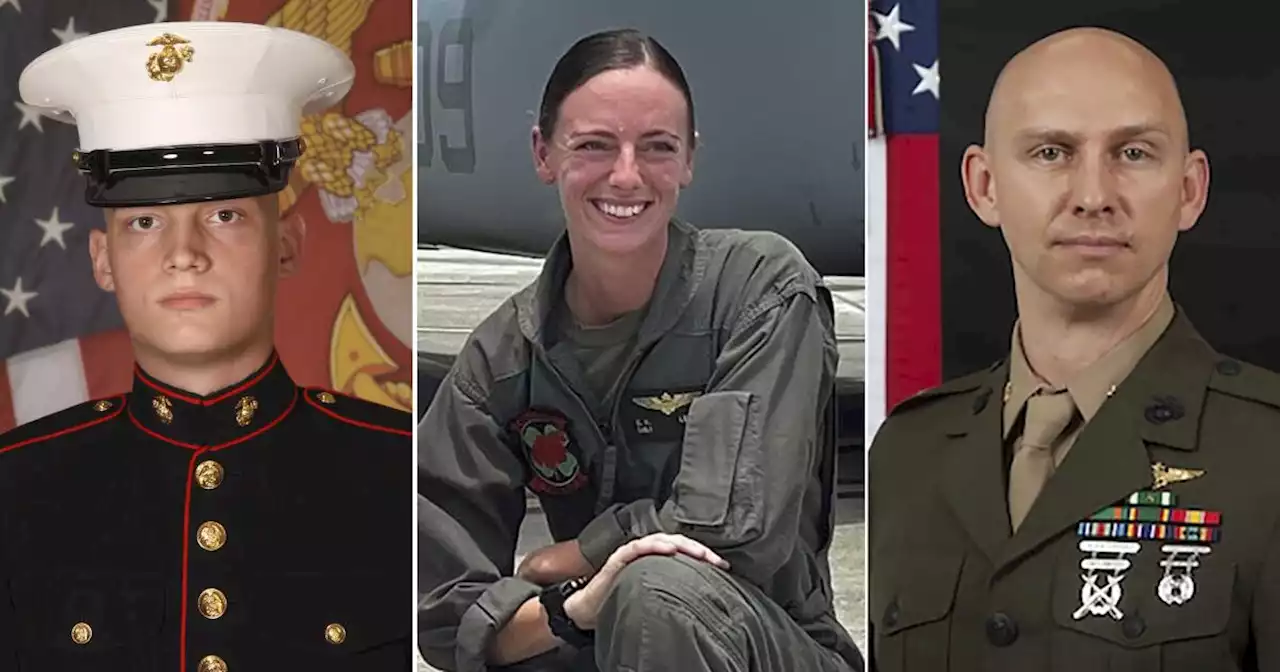 Marines identify 3 killed in Australian air crash; one survivor in critical condition