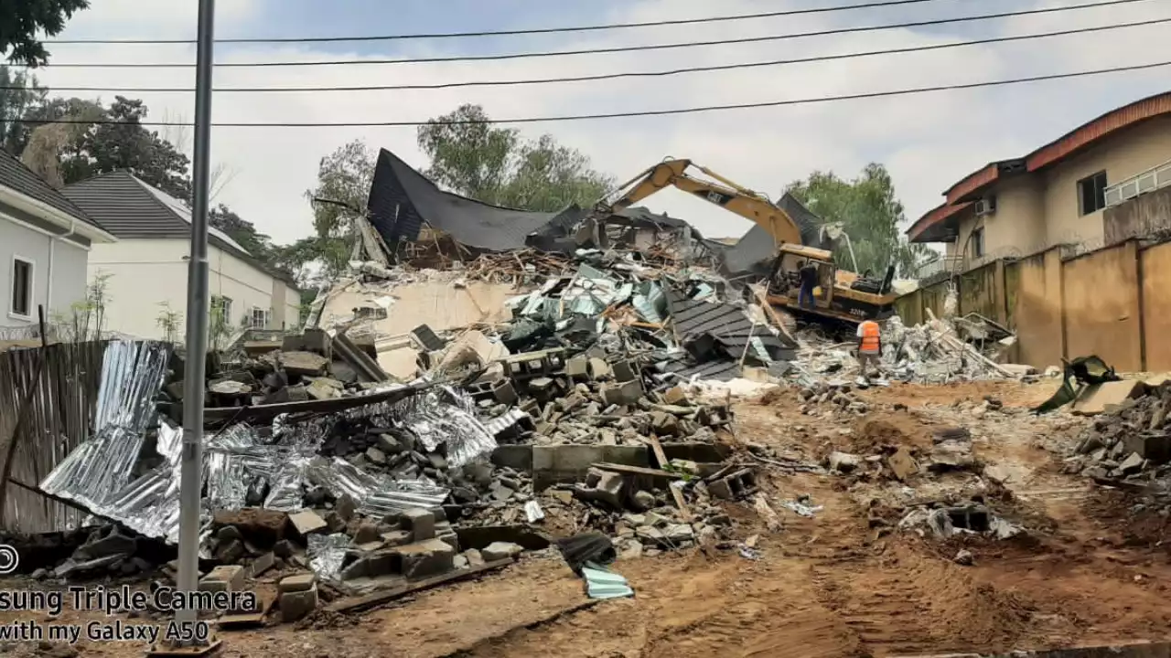 Multi-million Naira Building Demolished To Reclaim Late Ogun Monarch's Land In Abuja