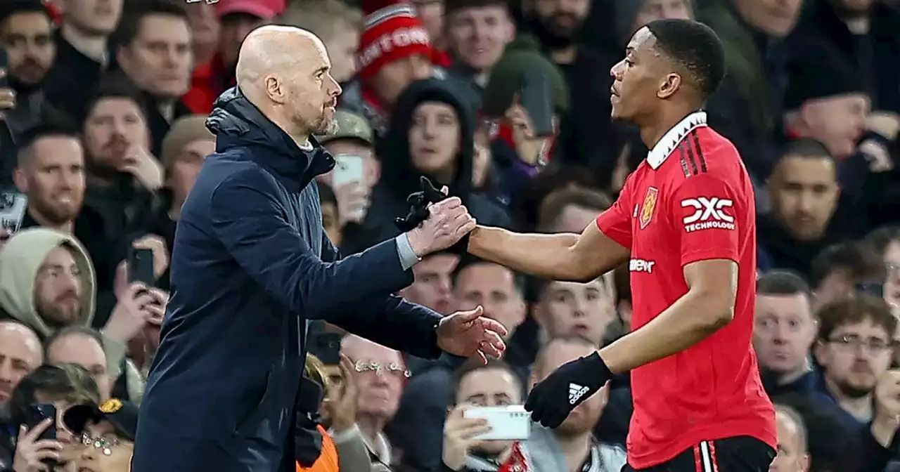 Ten Hag has made his Martial feelings clear as striker returns to Man Utd fold