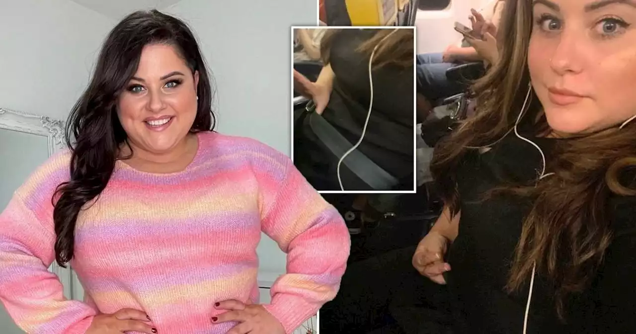 Size 16 passenger slams Ryanair after safety belt leaves her 'lassoed' to seat