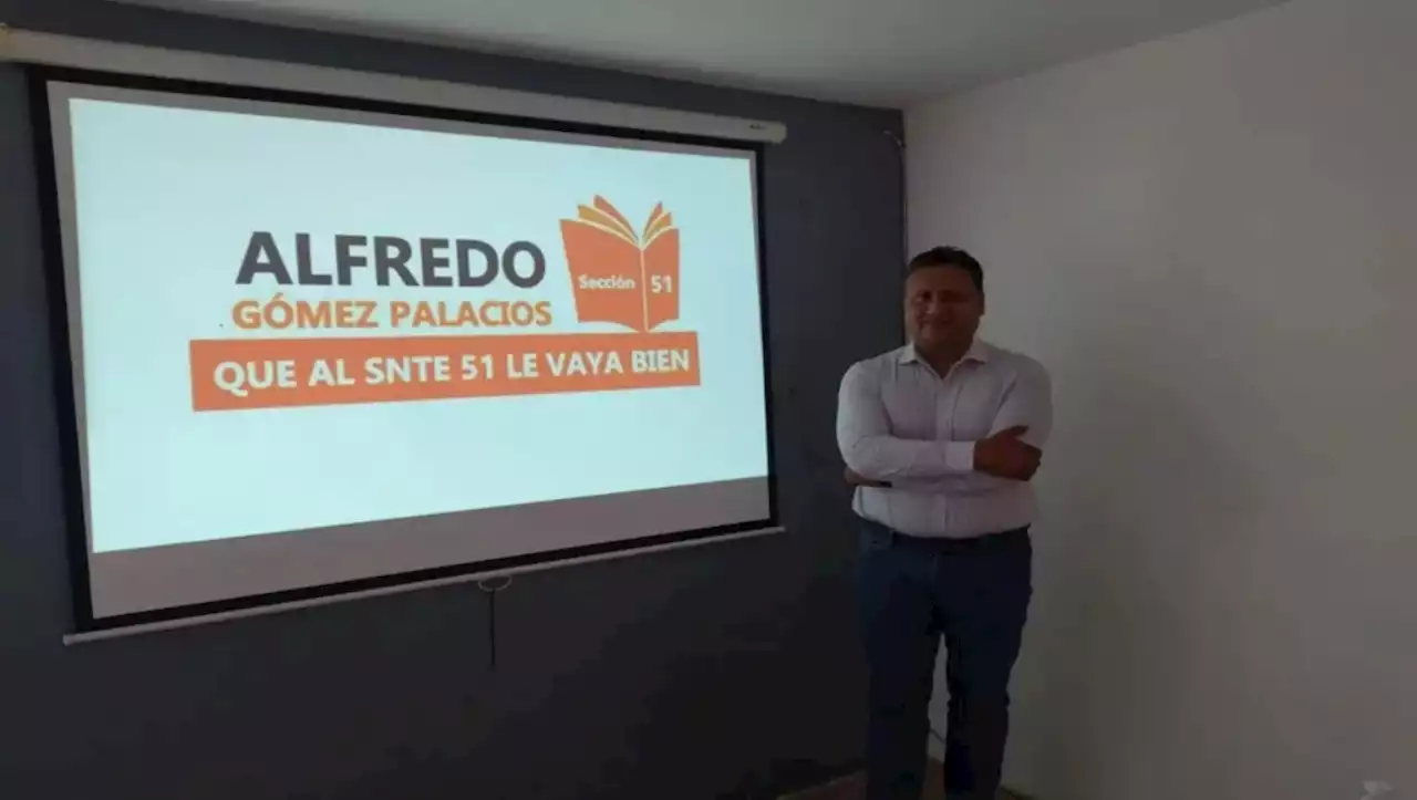 SNTE en Puebla. Alfredo Gómez Palacios presenta informe de Sección 51