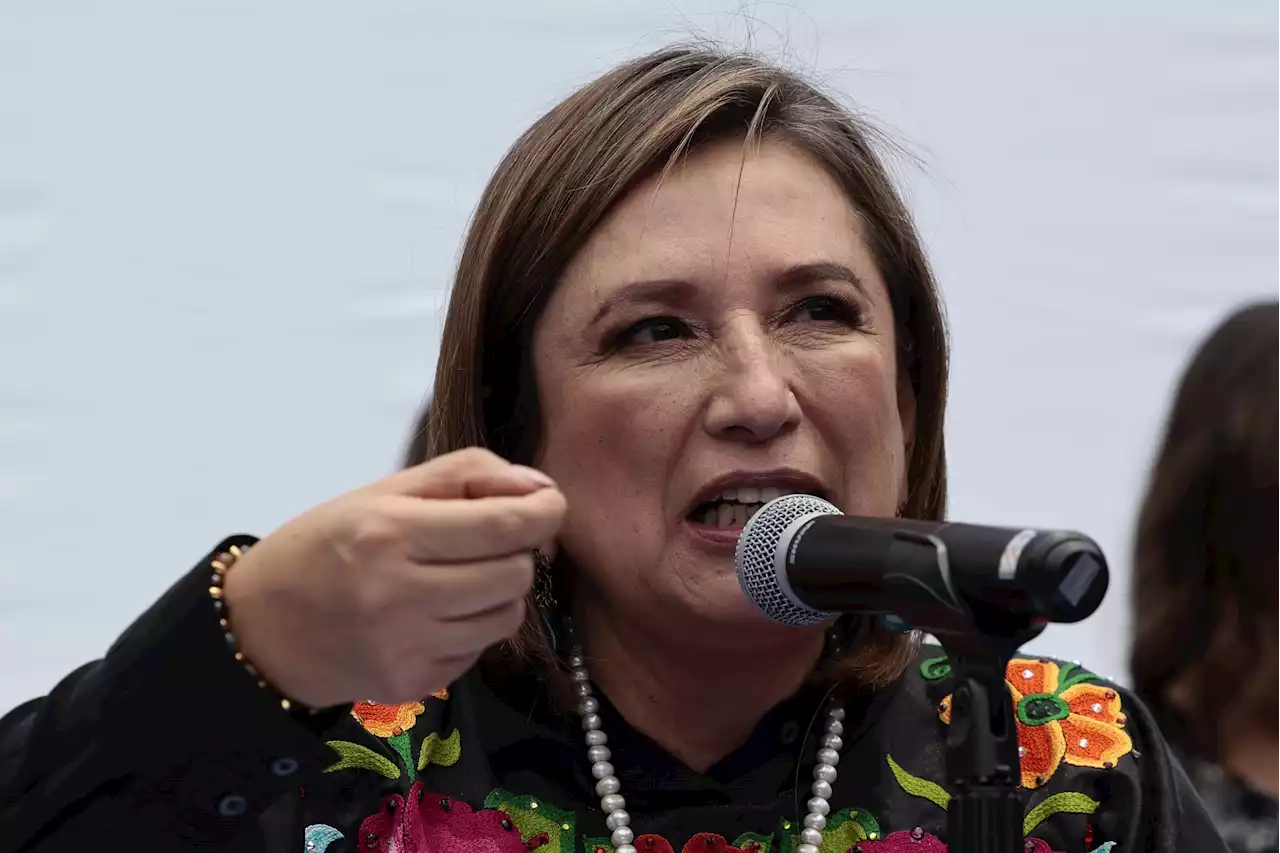 La presidenciable Xóchitl Gálvez promete unir a los partidos de oposición en México