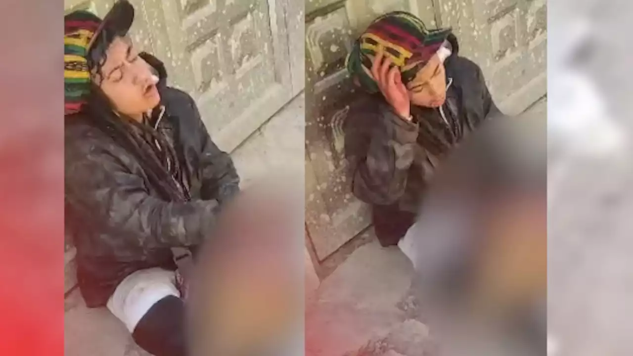 ¡Lo saboreó y todo! En VIDEO habitante de calle se come un perro en Bogotá