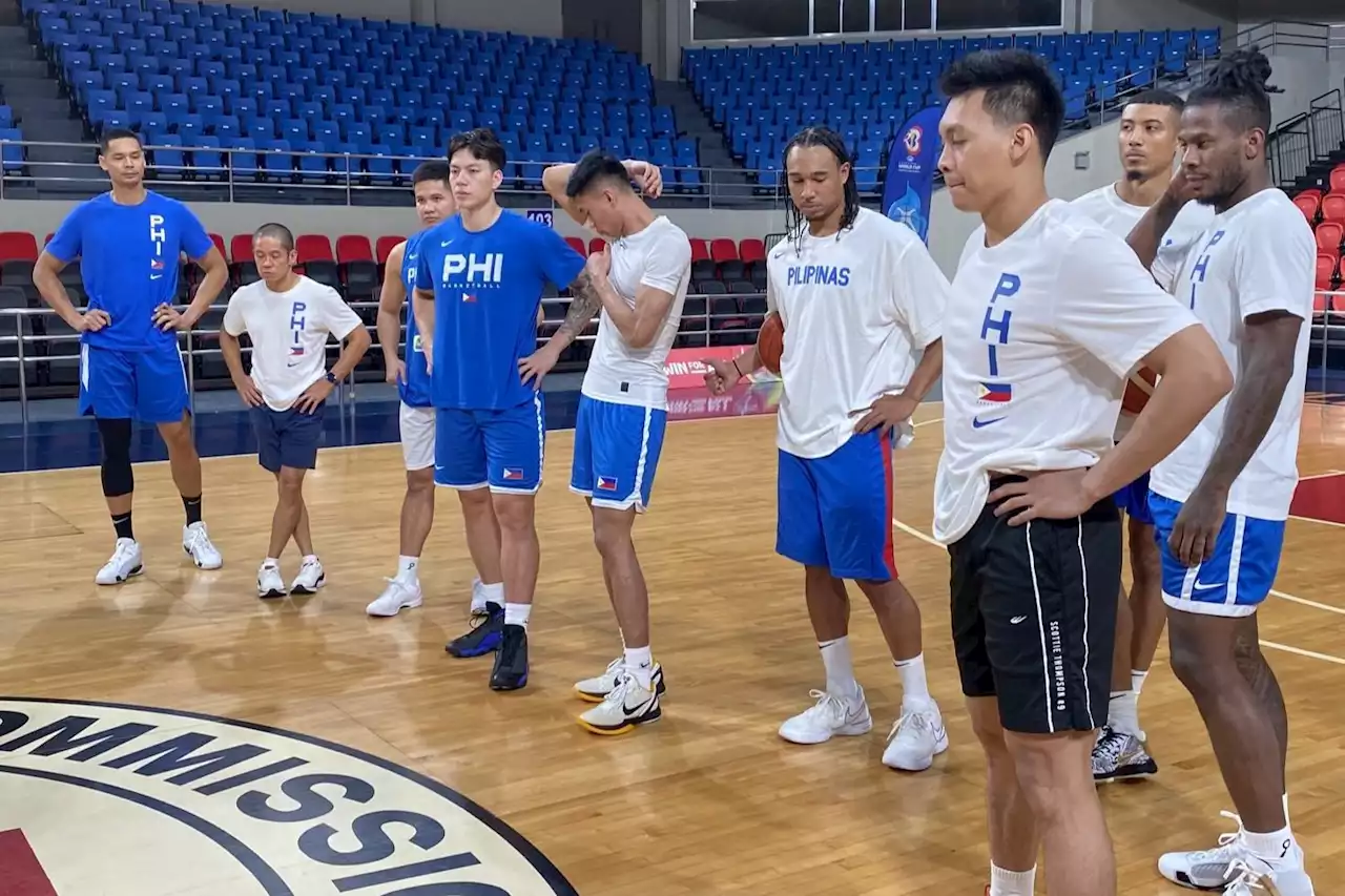 Gilas Pilipinas practice session