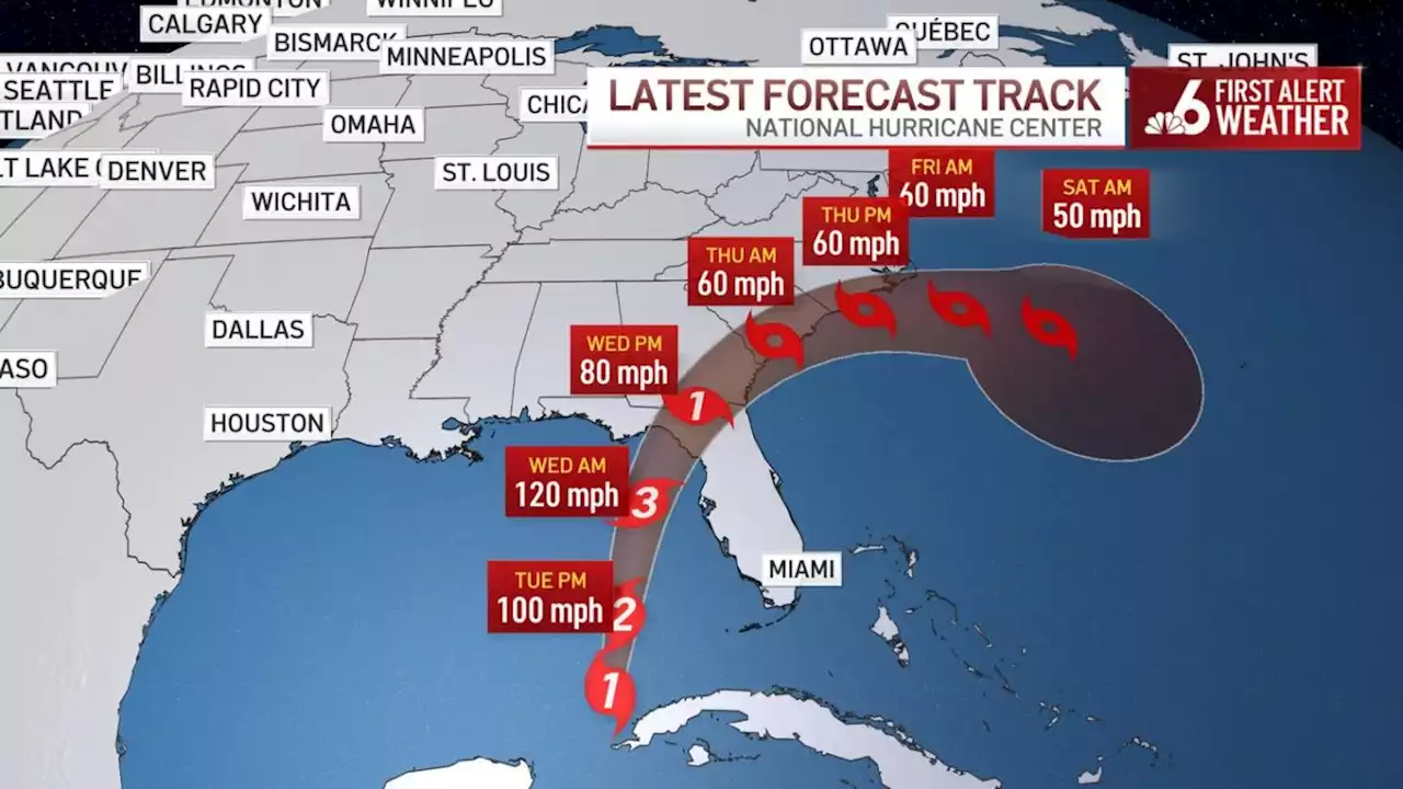 Idalia strengthens into a hurricane as it advances toward Florida with life-threatening storm surges