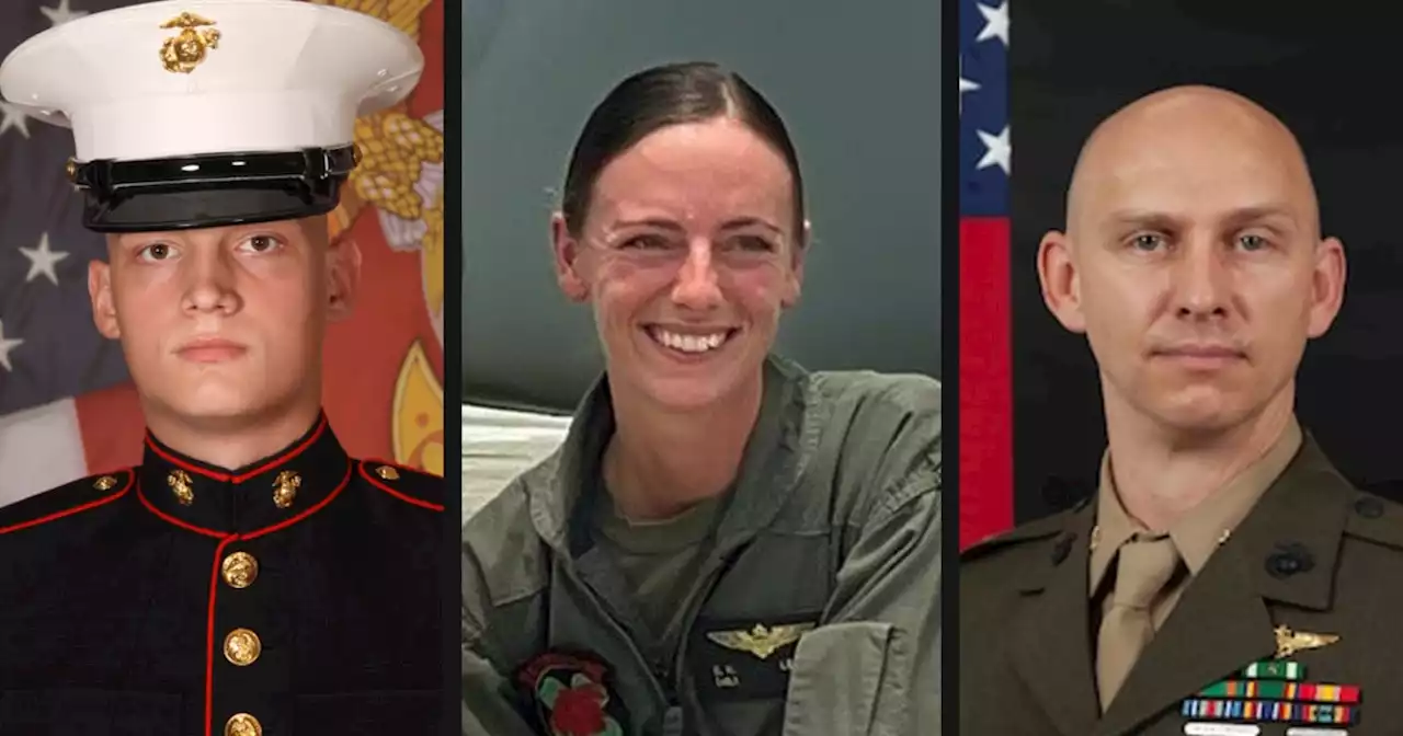 U.S. Marines killed in Australian Osprey crash are identified