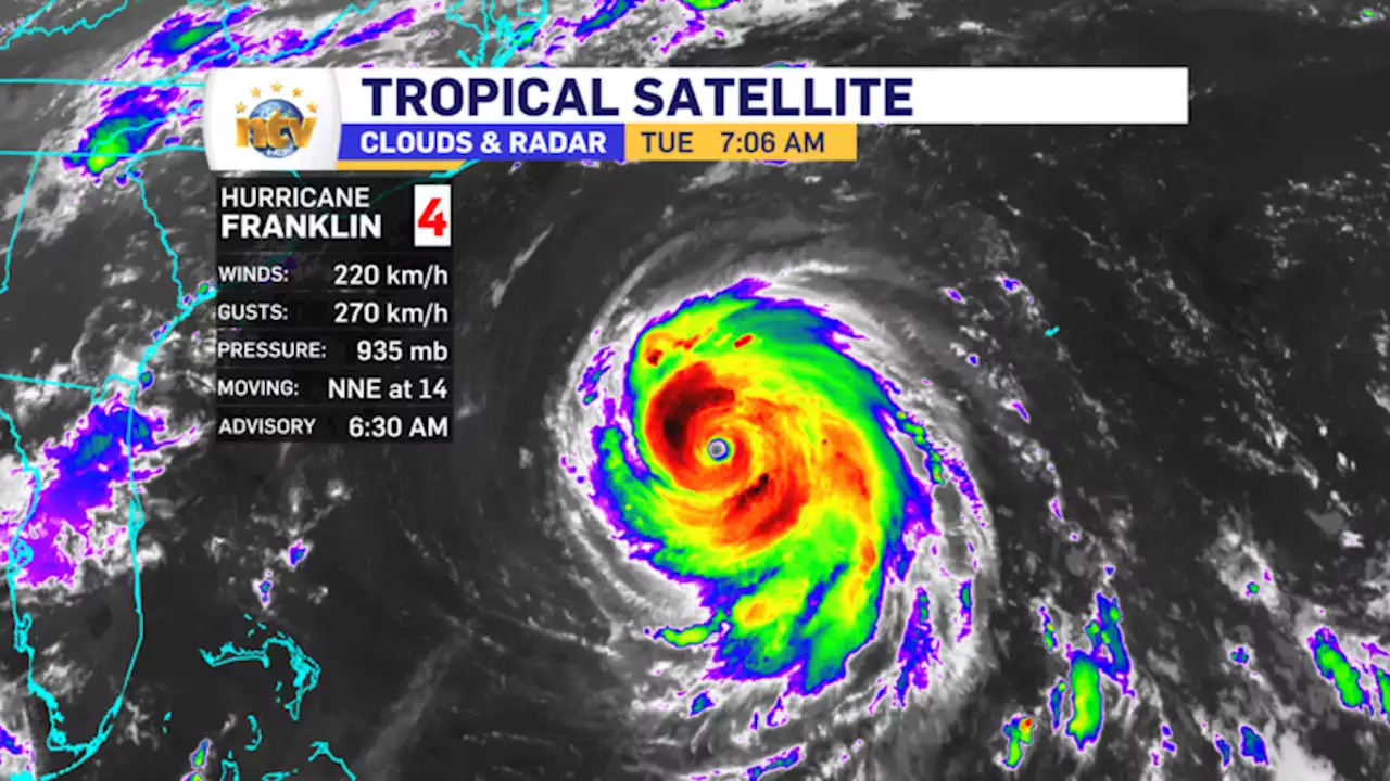 Hurricane Franklin Update; Impacts look more indirect than direct for Newfoundland