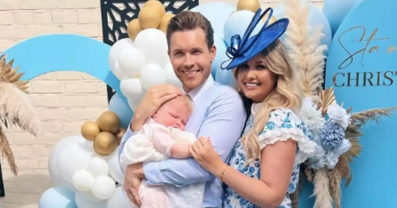 Inside Amy Hart's christening for baby Stanley with boyfriend Sam Rason