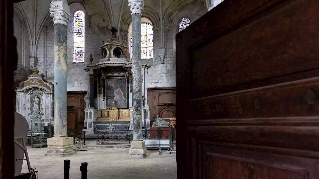 Des peintures du XIIe siècle découvertes dans la chapelle Saint-Jean à Angers