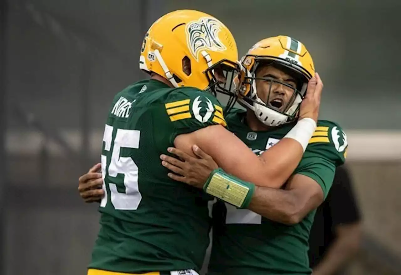 Edmonton's Tre Ford earns top CFL quarterback grade for second straight week