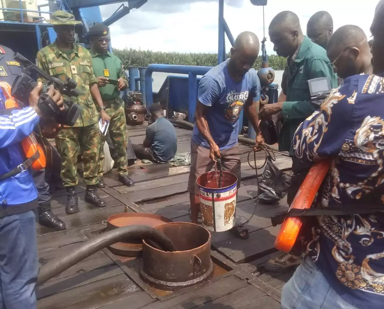 Oil Theft: JTF arrest vessel, 10 crew members in Rivers