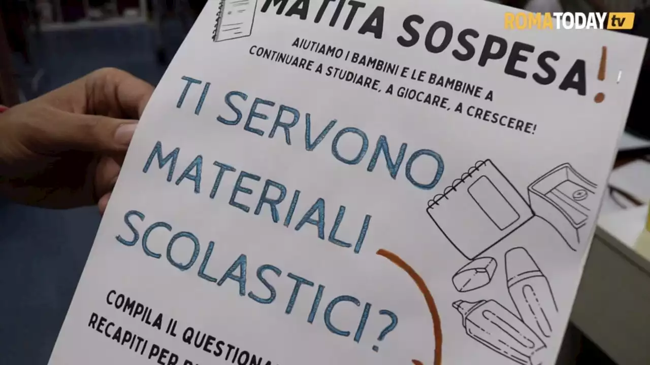 | Povertà scolastica, con 'Matita sospesa' si raccoglie e si dona materiale alle famiglie in difficoltà