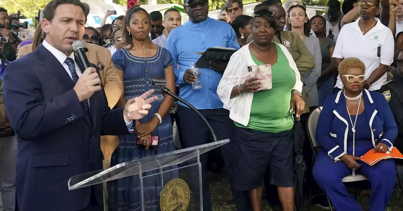 Florida Gov. Ron DeSantis faces Black leaders' anger after racist killings in Jacksonville