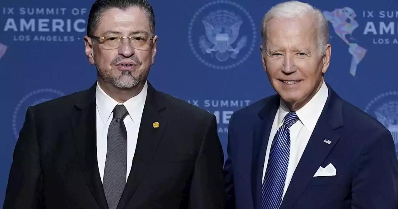 President Joe Biden is hosting Costa Rican President Rodrigo Chaves at the White House