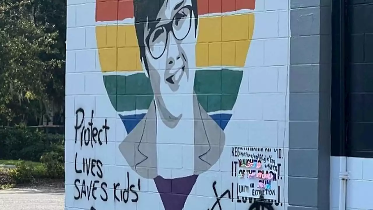 Lyra McKee mural in Florida vandalised with 'absolutely disgusting' anti-LGBTQ graffiti