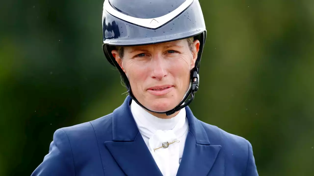 Zara Tindall gets back in the saddle as family cheers her on