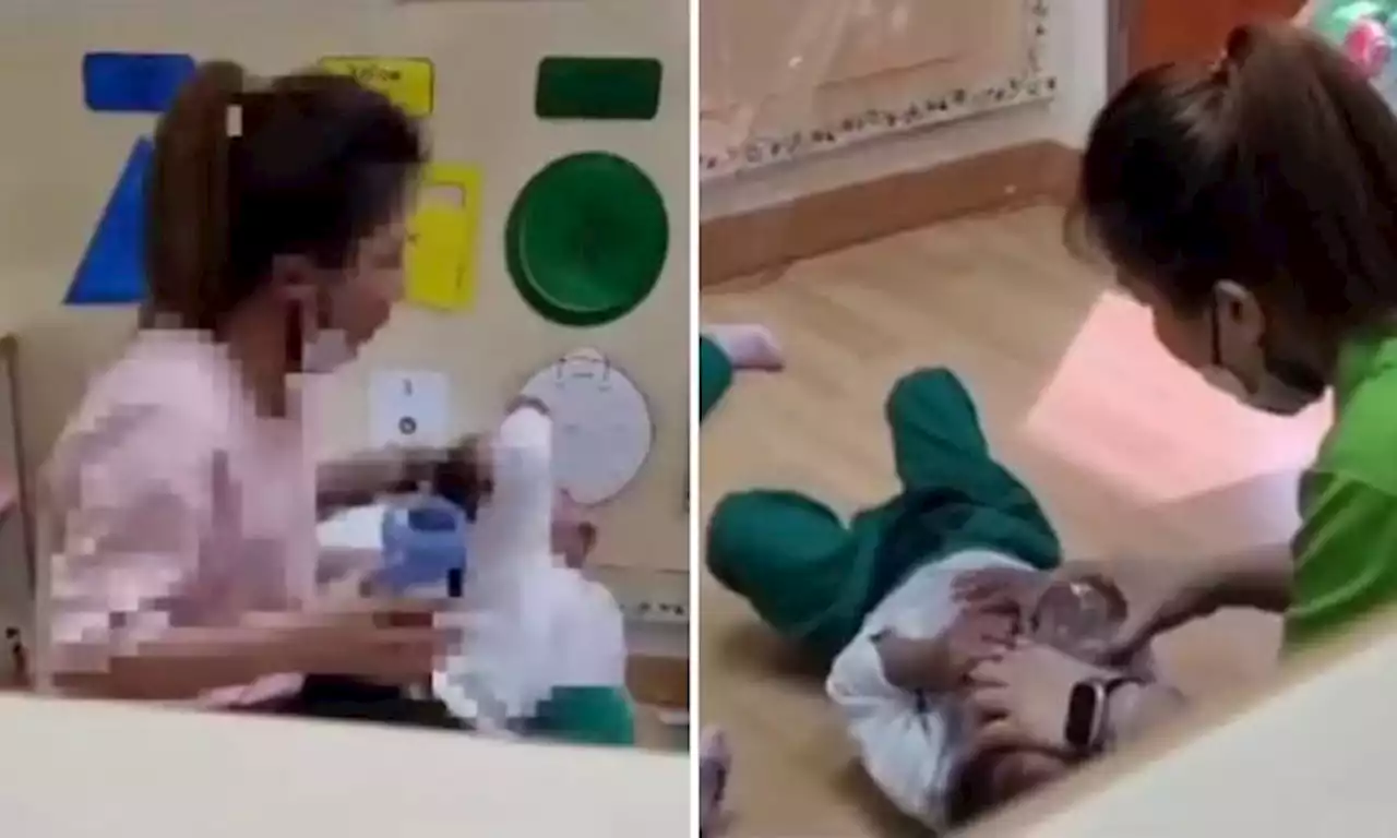 Police investigating Kinderland teacher after videos of her manhandling pre-schoolers go viral