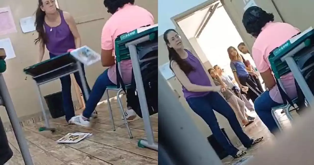 Professora discute em sala com aluna que tem deficiência intelectual; veja