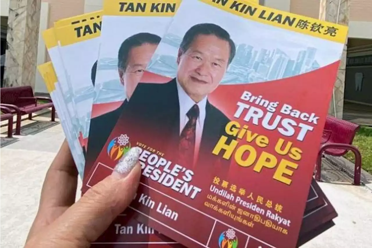 Tan Kin Lian shifts campaign strategy from walkabouts to focus on reaching residents with fliers