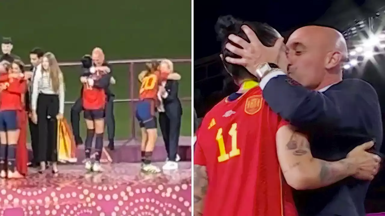 New footage emerges disproving Spanish FA’s bonkers claim about Rubiales kiss