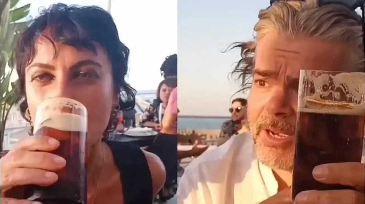 Es argentina, le hizo probar el fernet a un grupo de italianos y las reacciones se hicieron virales en TikTok