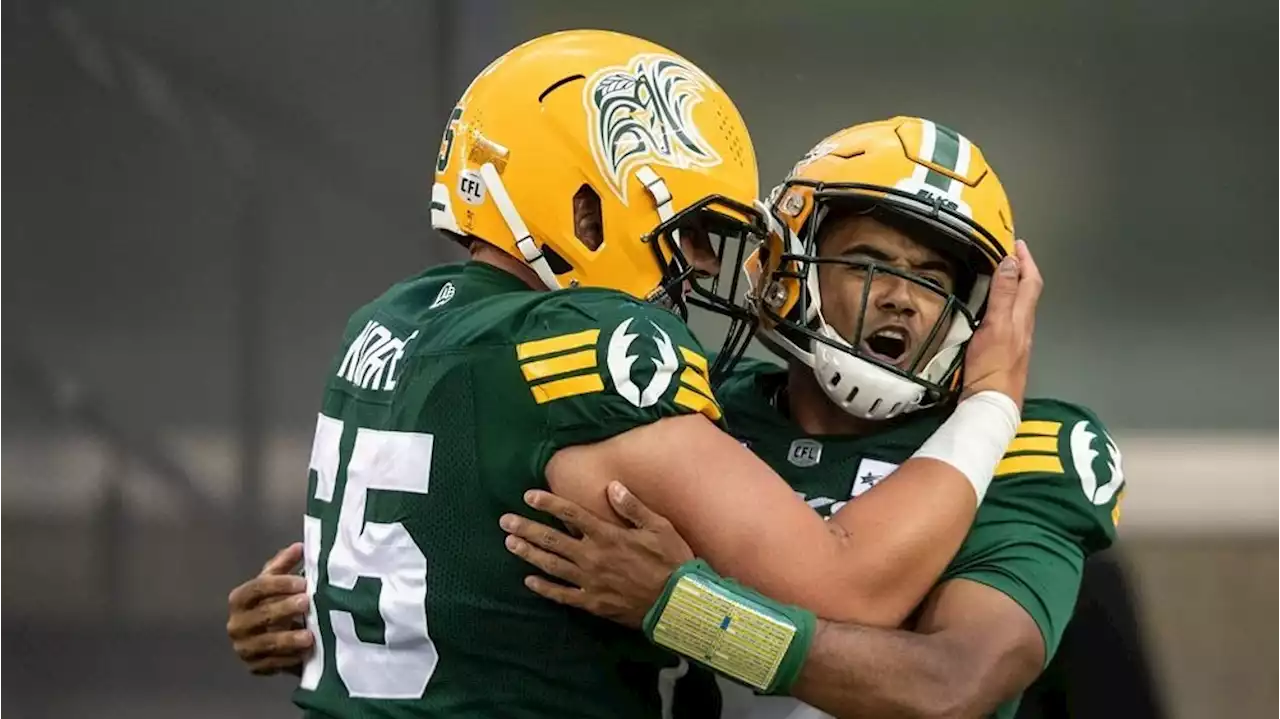 Edmonton's Tre Ford earns top CFL quarterback grade for second straight week