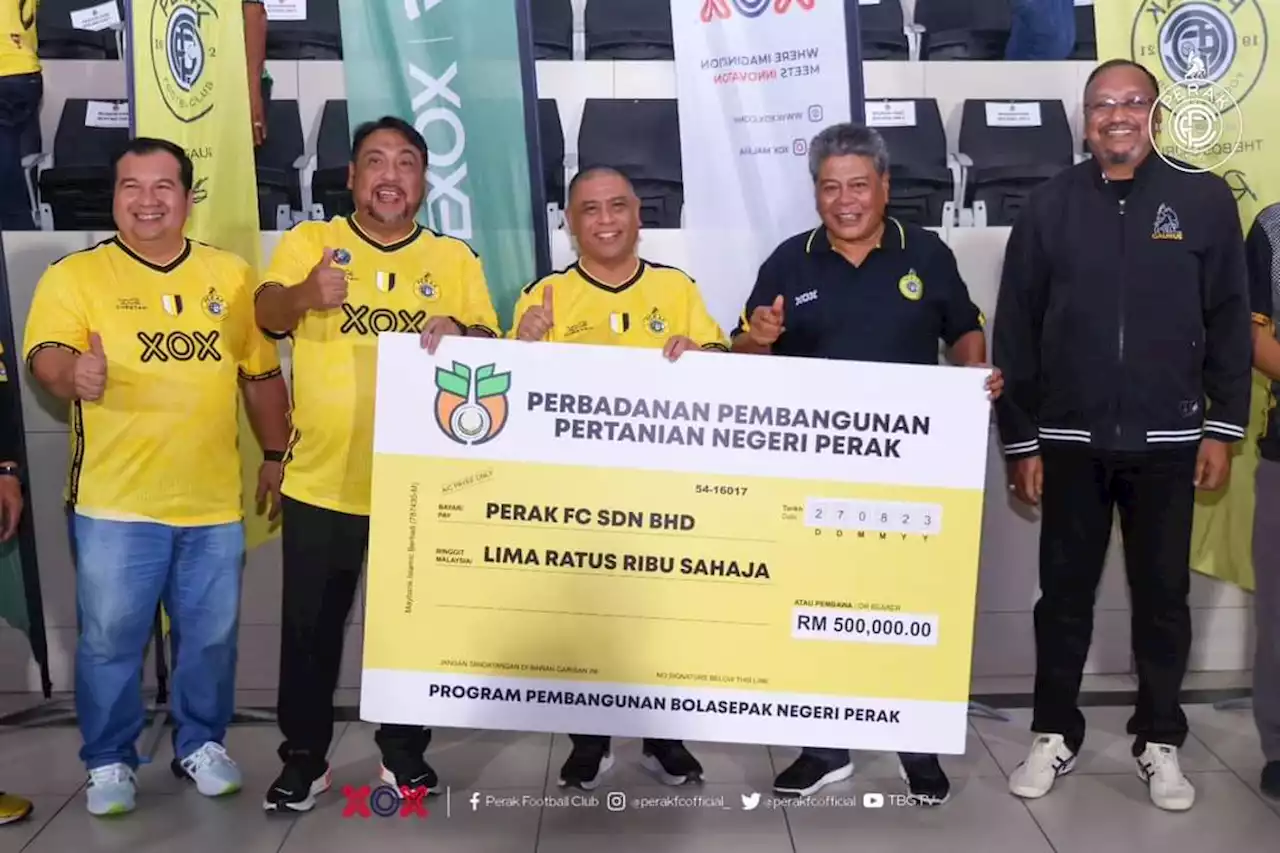 Perak FC terima sumbangan RM500,000