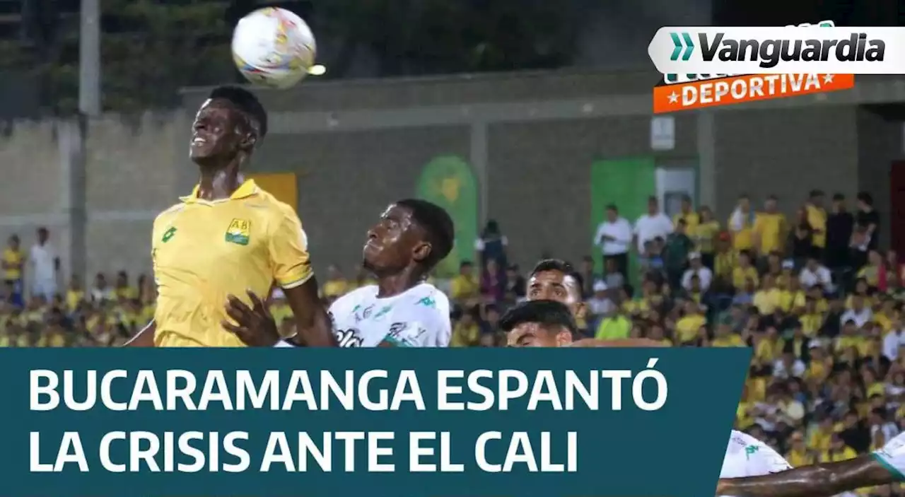 En directo: Atlético Bucaramanga espantó la crisis al vencer al Deportivo Cali