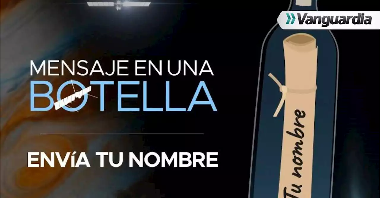 “Mensaje en una botella”: campaña de la Nasa para que hispanos envíen su nombre en misión a Júpiter que despegará en 2024