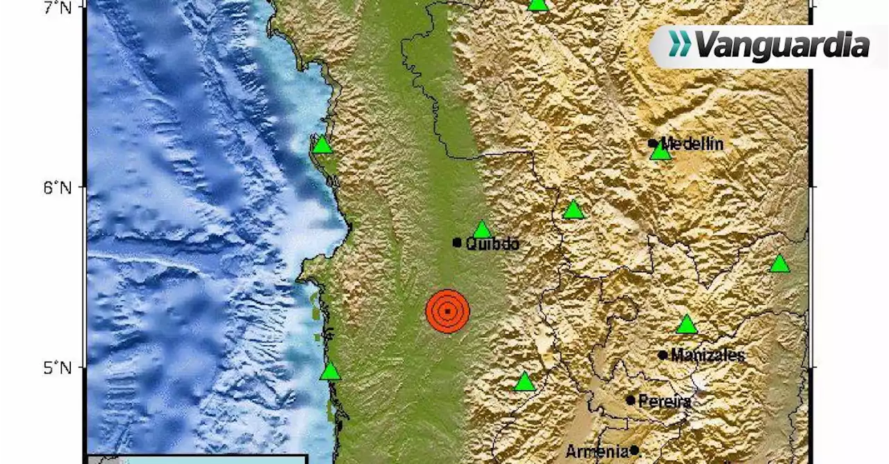 Temblor superficial en el Chocó, tras fuerte sismo de 5.5 continúan las réplicas