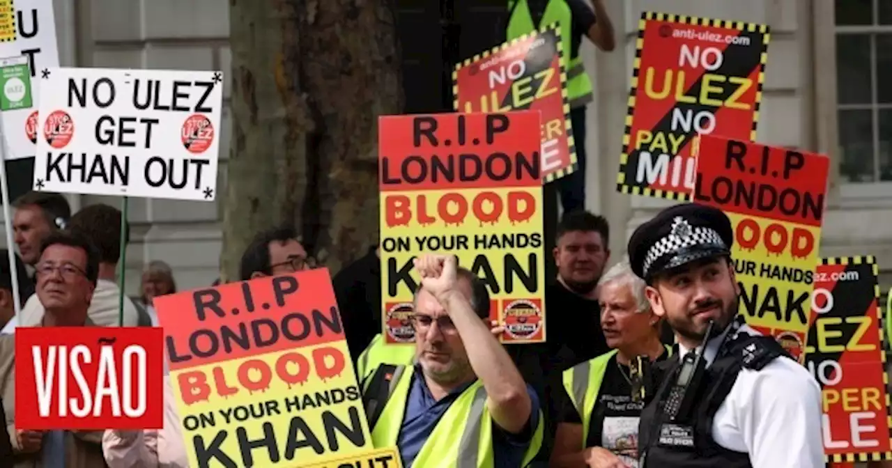 | Protestos em Londres contra taxa sobre carros mais poluentes