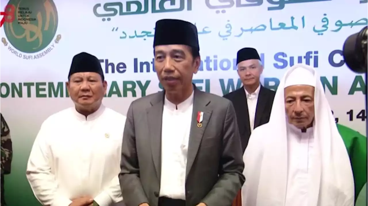 Hadiri Muktamar Sufi Internasional, Jokowi: Tolak Fitnah dan Hoax