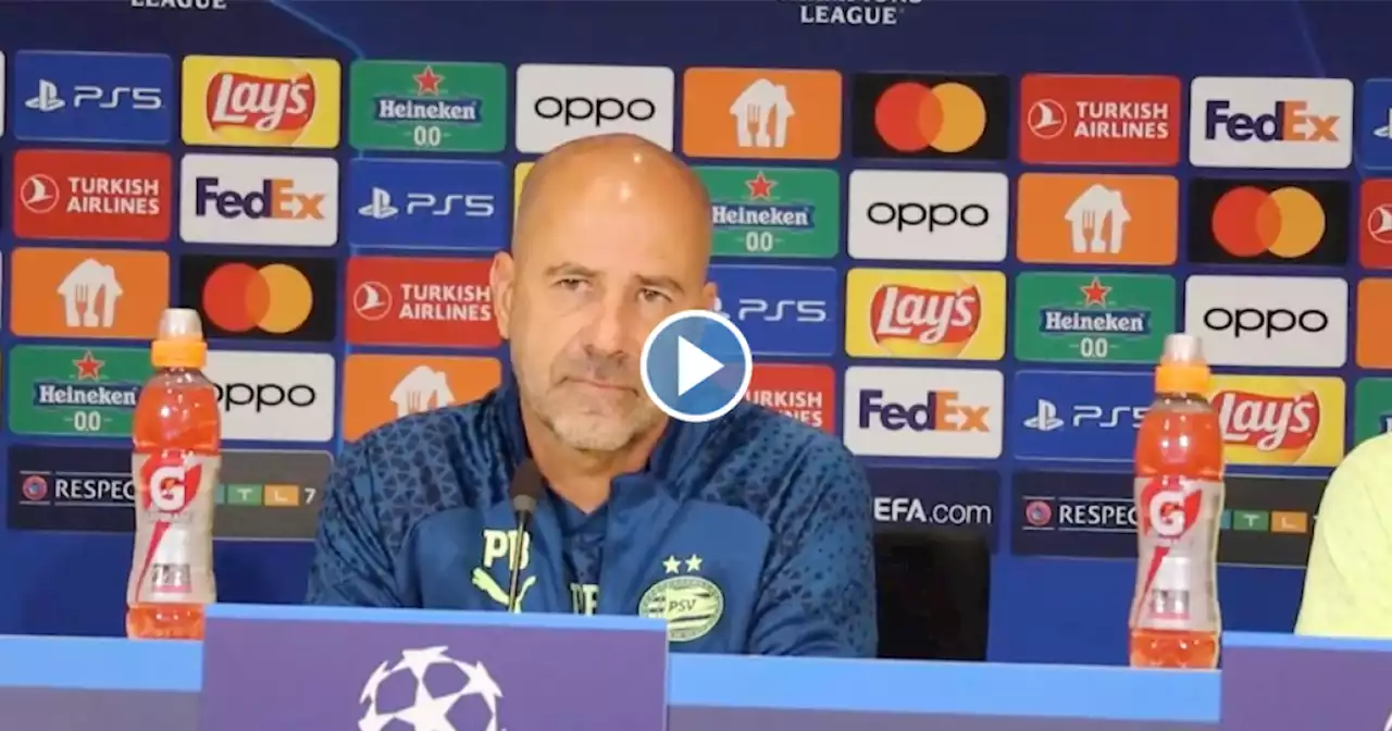 Bosz: 'Ik vind dat zo'n onzin, dat mijn filosofie risico's inhoudt'