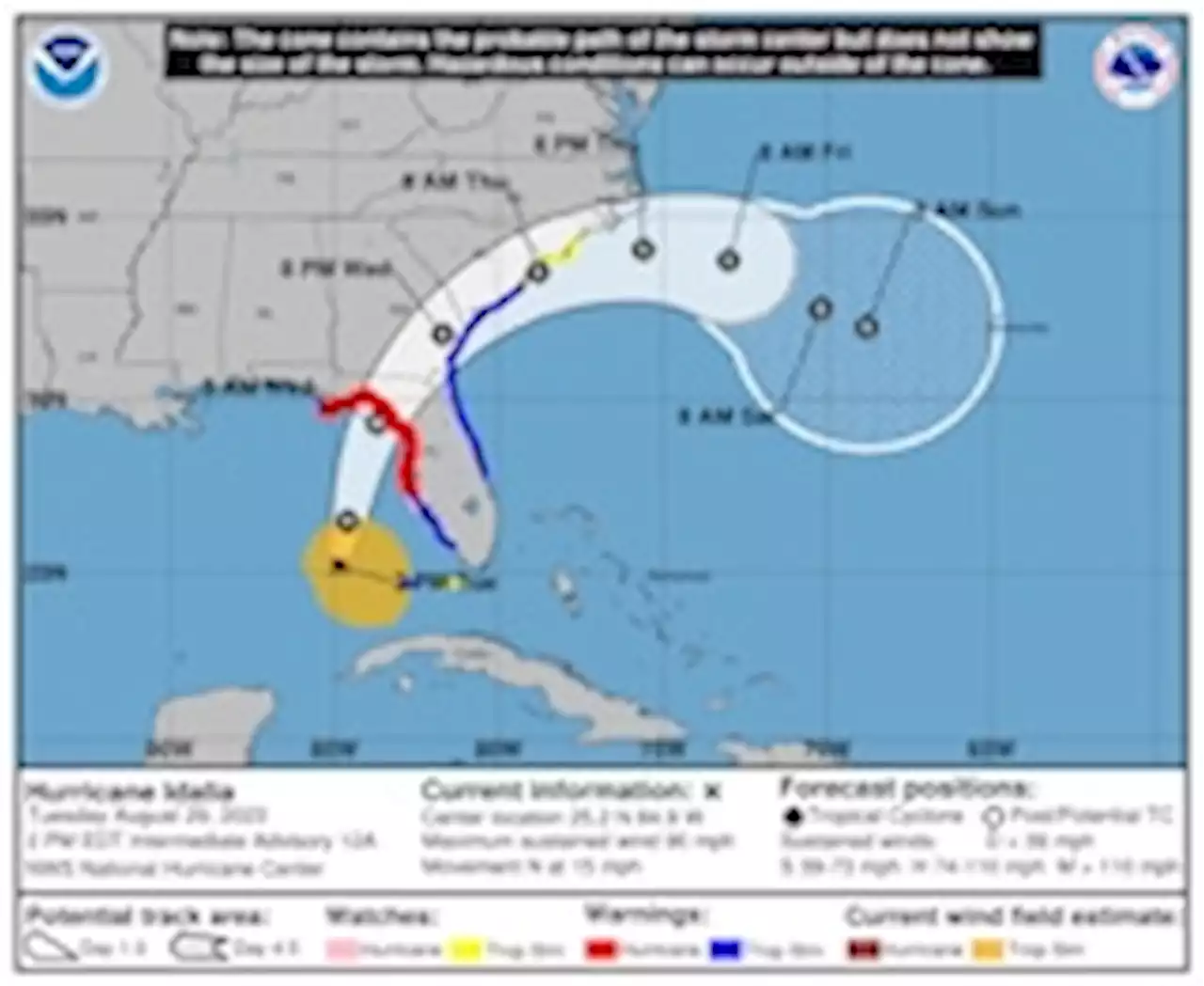 Where will Hurricane Idalia hit hardest? Here’s the outlook for 6 cities.