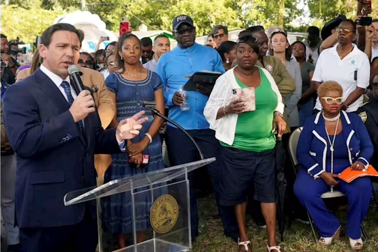 Florida Gov. Ron DeSantis faces Black leaders' anger after racist killings in Jacksonville